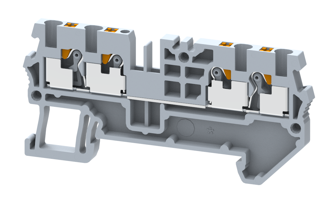 PQ1.5-2X2 Terminal Blocks Push In Connection Multi Conductor Terminal Blocks Manufacturer and Supplier in India – Elmex 