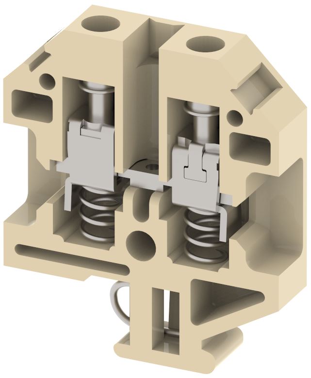 CSLT1 Terminal Blocks Screw Connection with spring support Feed Through Terminal Blocks Manufacturer and Supplier in India – Elmex 
