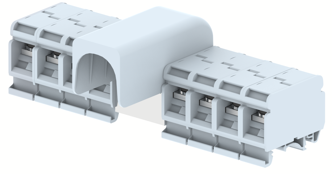 DBK150/M6C-1X8 Terminal Blocks Bolt Connection Distribution Block Manufacturer and Supplier in India – Elmex 