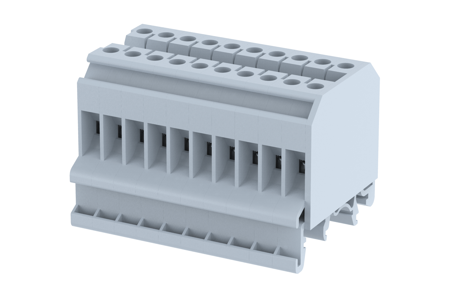 DBK2.5-10WAY Terminal Blocks Screw Connection Distribution Block Manufacturer and Supplier in India – Elmex 