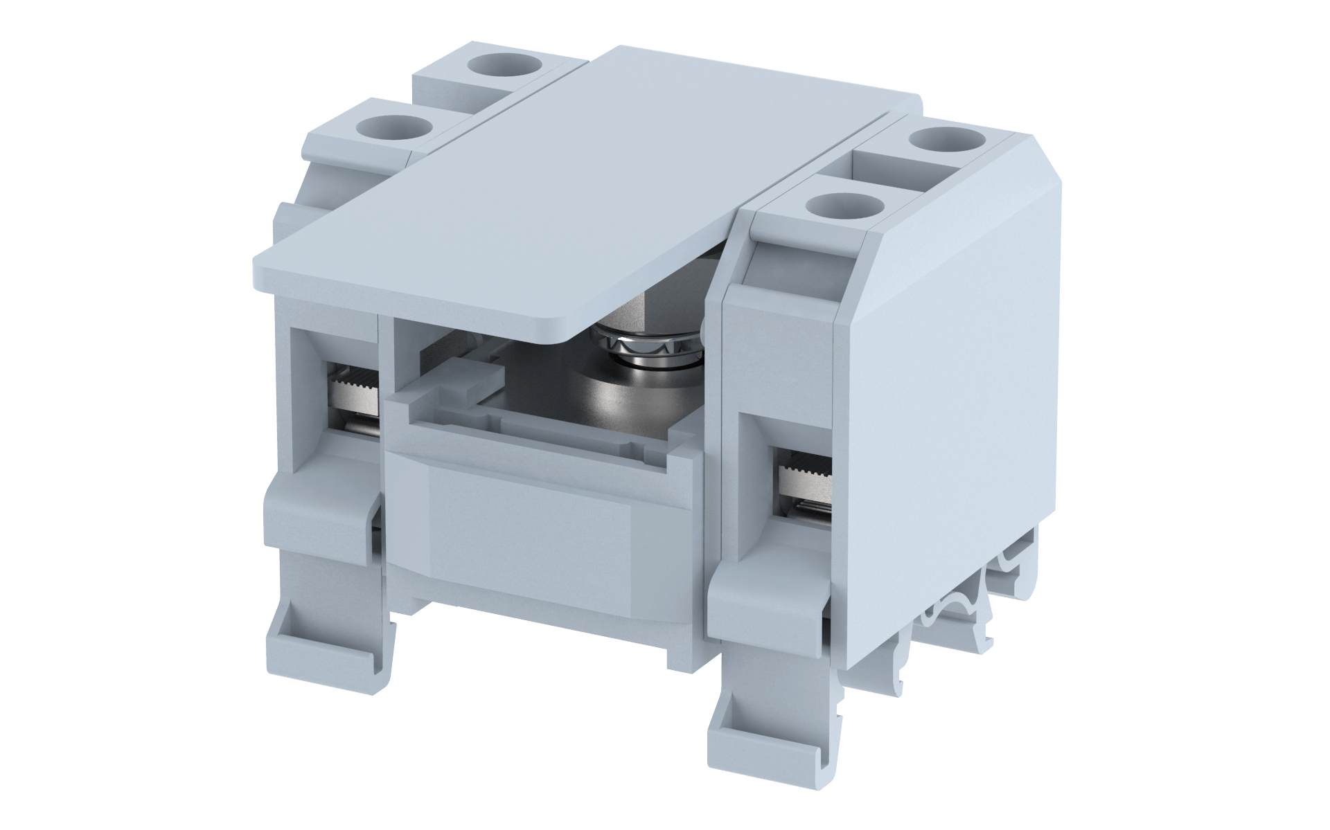 DBK1X2 Terminal Blocks 1 nut connection for IC & Screw clamp connection for OG Distribution Block Manufacturer and Supplier in India – Elmex 