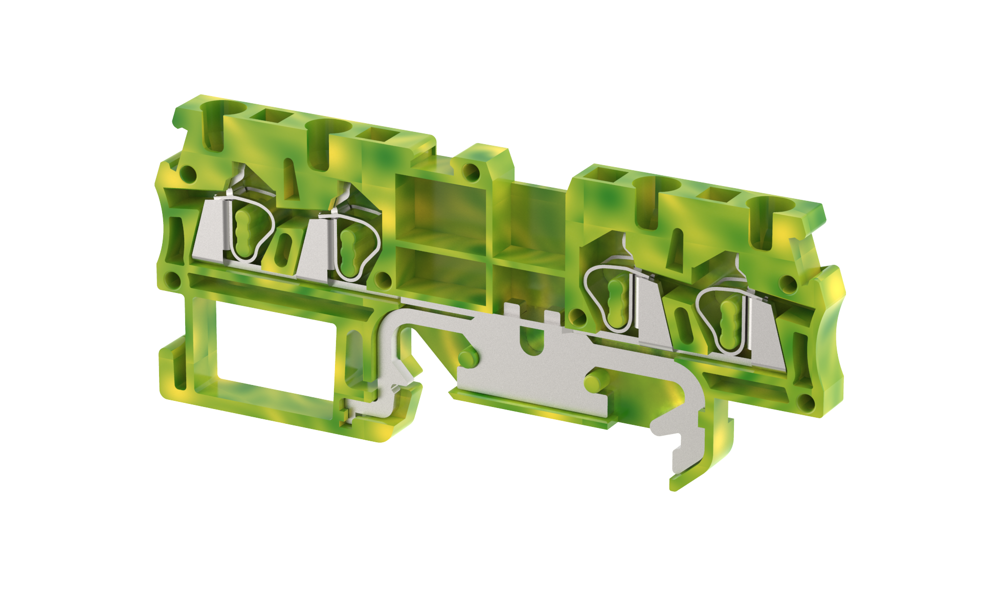 DSET2.5-2x2 Terminal Blocks Spring Cage Connection Ground Terminal Blocks Manufacturer and Supplier in India – Elmex 