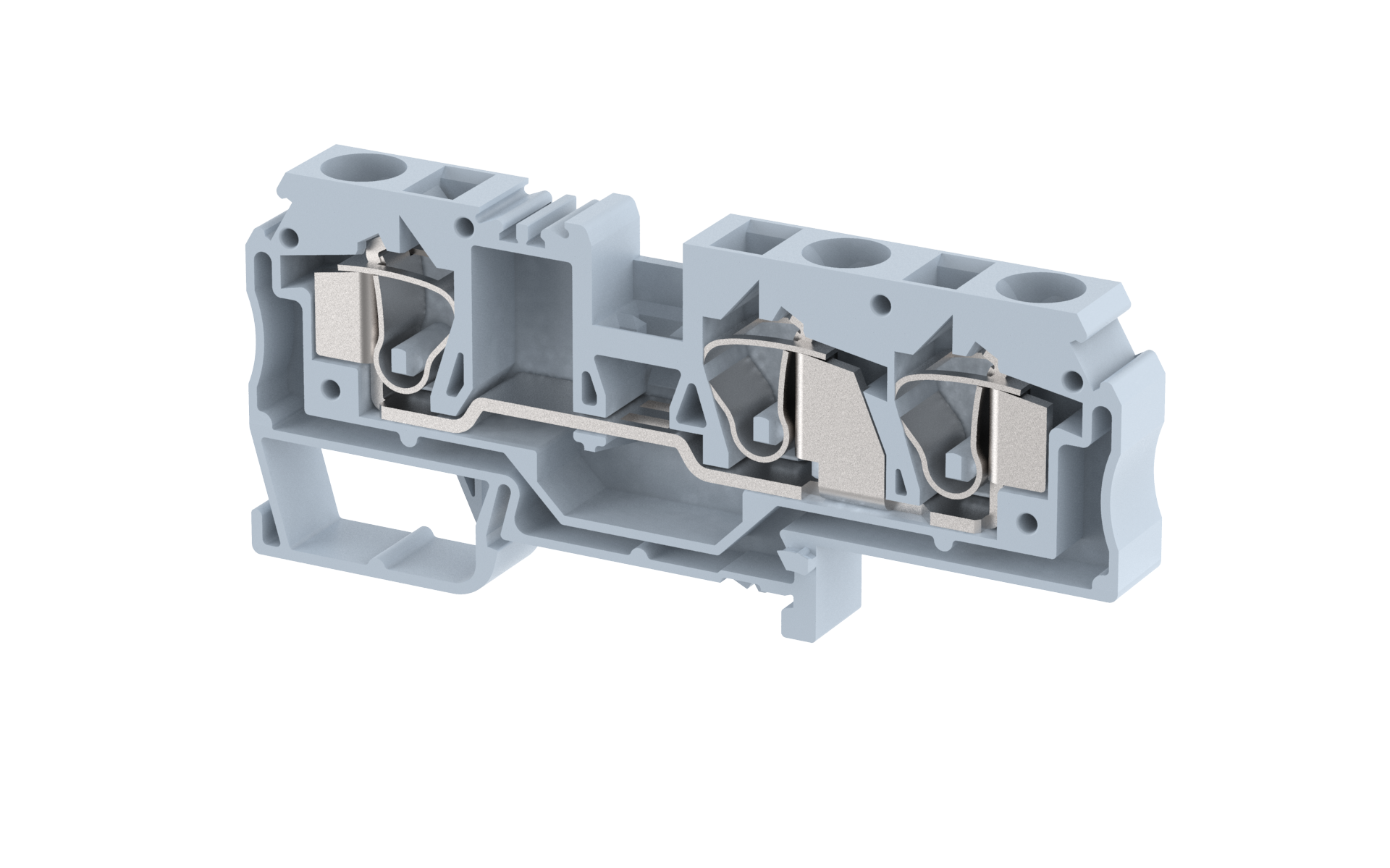 DST10-1X2 Terminal Blocks Spring Cage Connection Multi Conductor Terminal Blocks Manufacturer and Supplier in India – Elmex 