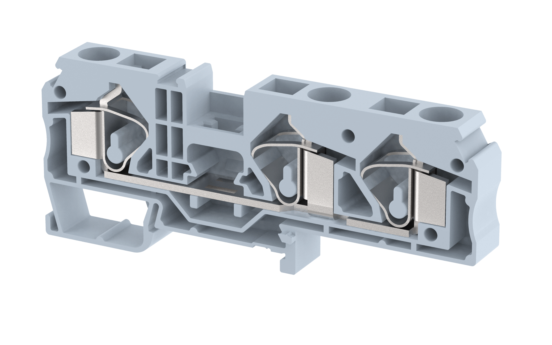 DST16-1X2 Terminal Blocks Spring Cage Connection Multi Conductor Terminal Blocks Manufacturer and Supplier in India – Elmex 
