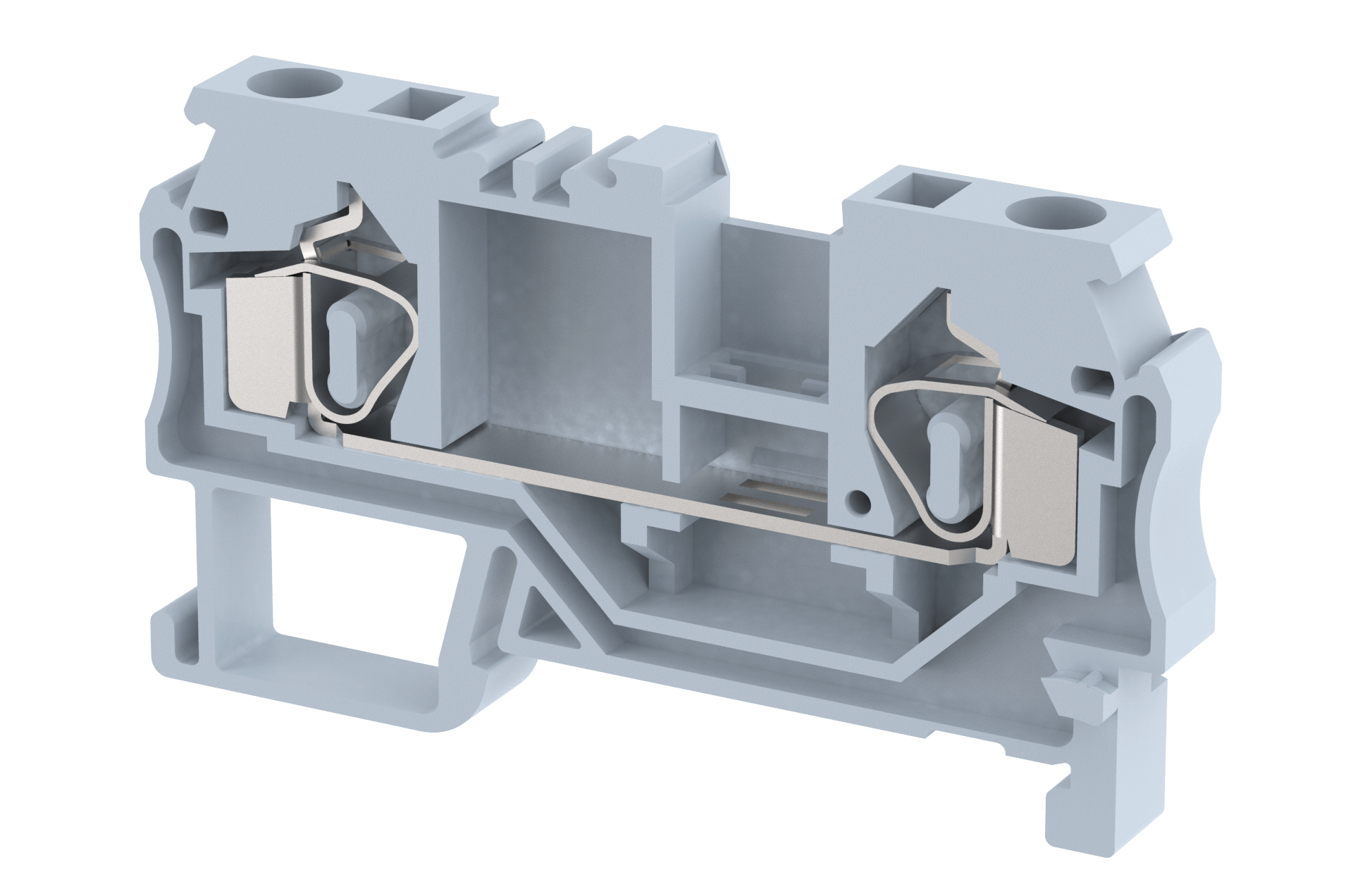 DST4 Terminal Blocks Spring Cage Connection Feed Through Terminal Blocks Manufacturer and Supplier in India – Elmex 