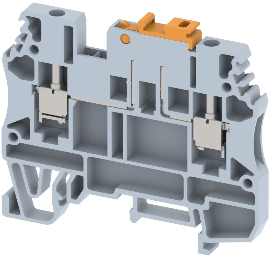 DUTKD2.5TS Terminal Blocks Screw Connection Knife Disconnect Terminal Blocks Manufacturer and Supplier in India – Elmex 