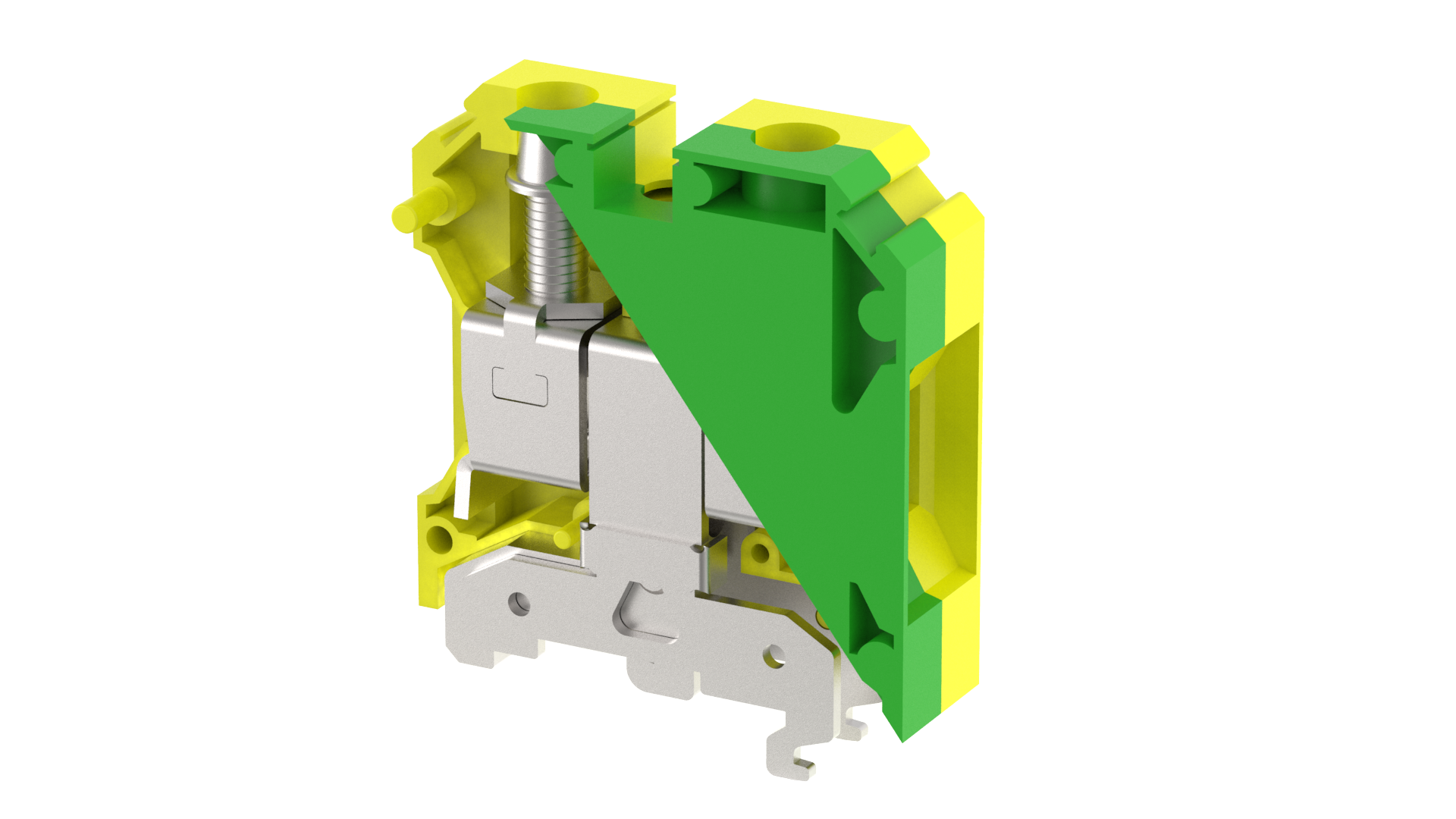 ET35 Terminal Blocks Screw Connection Ground Terminal Blocks Manufacturer and Supplier in India – Elmex 