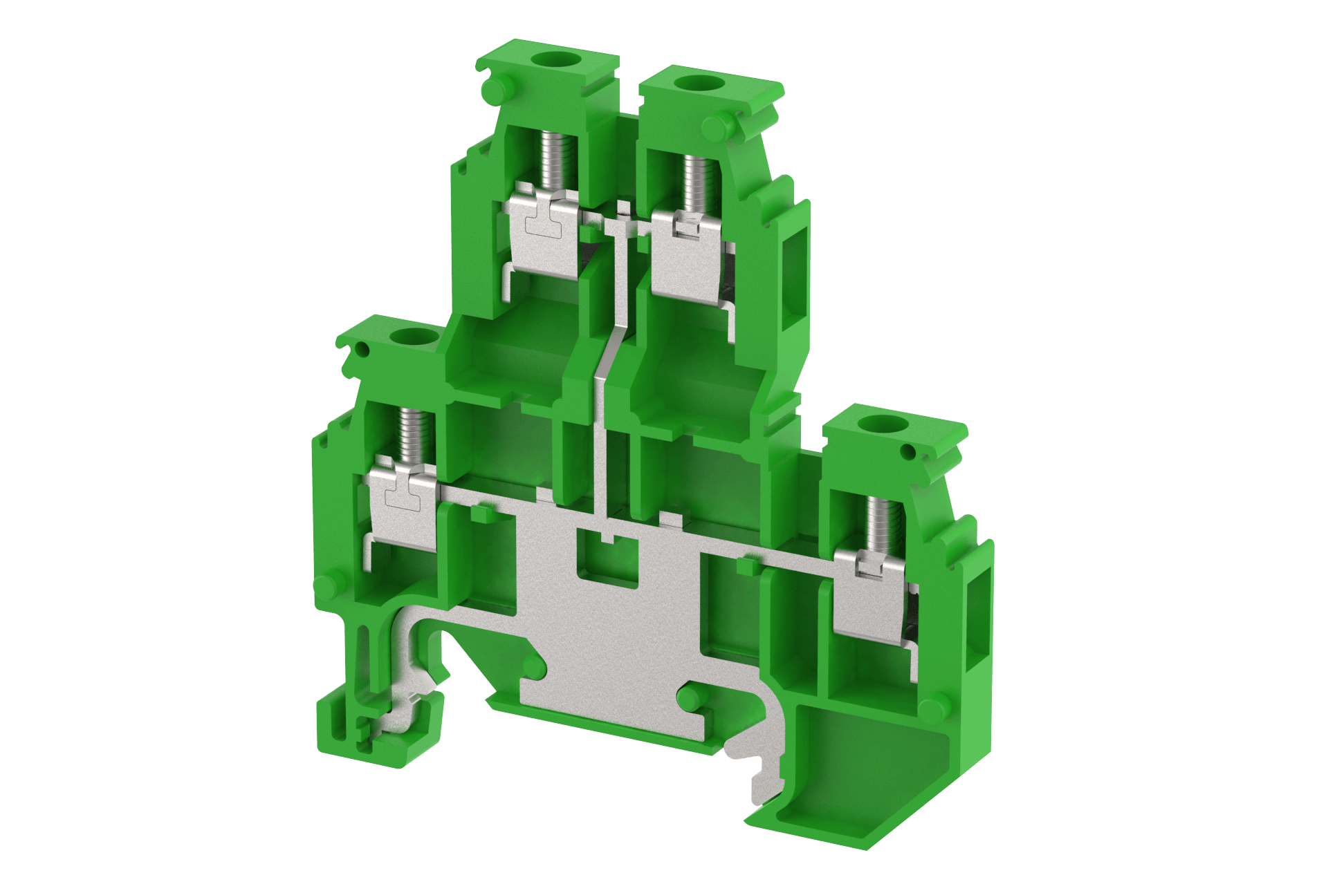 ETDD4N Terminal Blocks Screw Connection Ground Terminal Blocks Manufacturer and Supplier in India – Elmex 