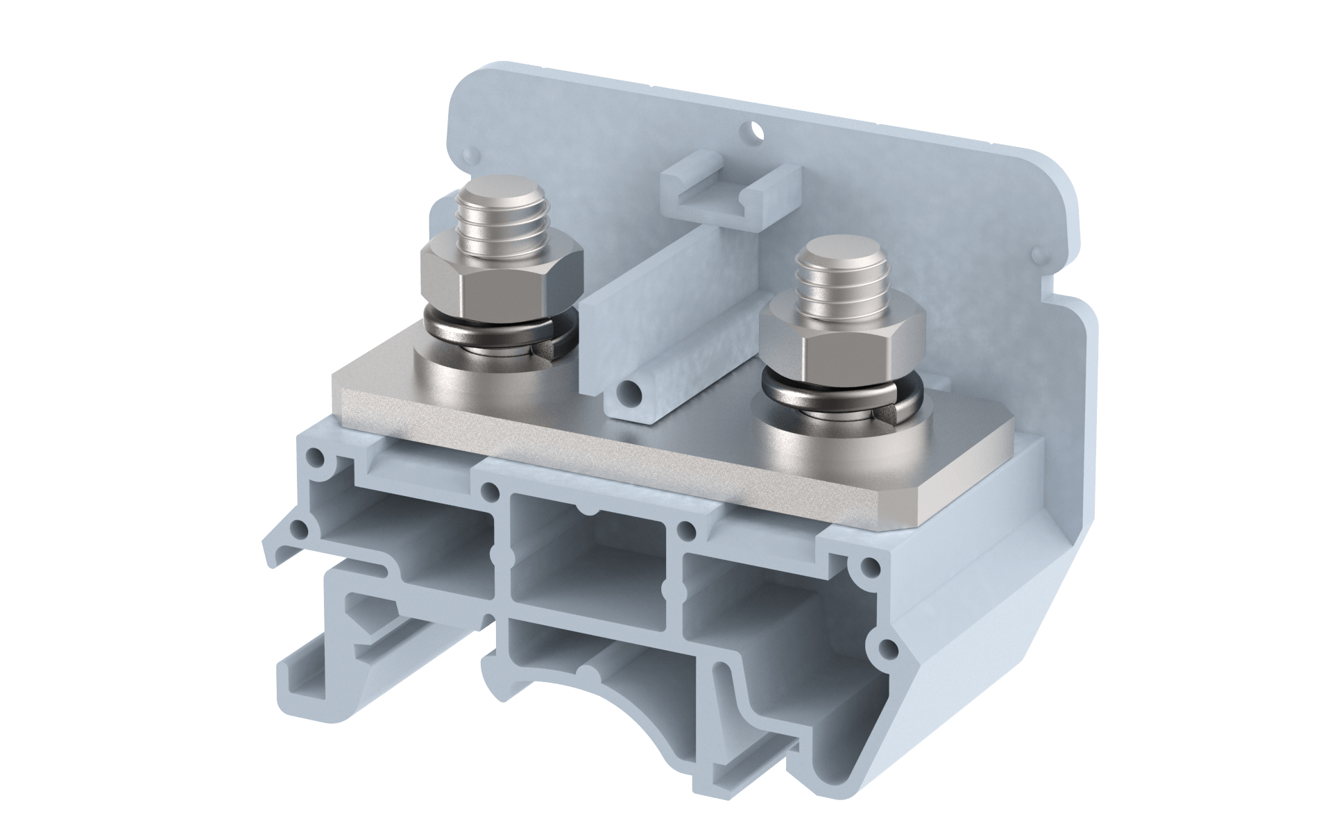 KBT100 Terminal Blocks Bolt Connection Feed Through Terminal Blocks Manufacturer and Supplier in India – Elmex 