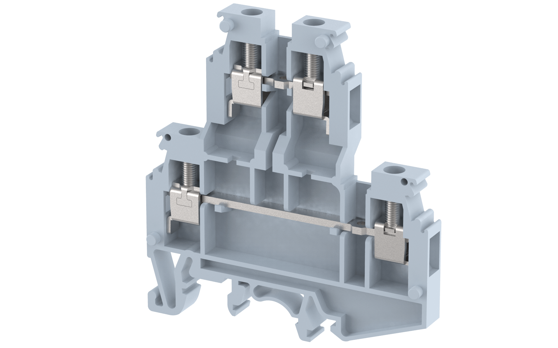 KUDD4N Terminal Blocks Screw Connection Multi Level Terminal Blocks Manufacturer and Supplier in India – Elmex 
