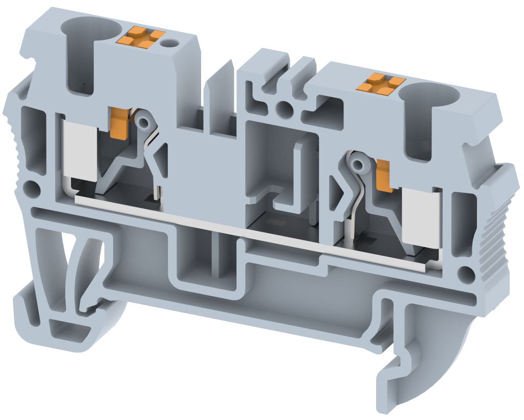 PQ4 Terminal Blocks Push In Connection Feed Through Terminal Blocks Manufacturer and Supplier in India – Elmex 