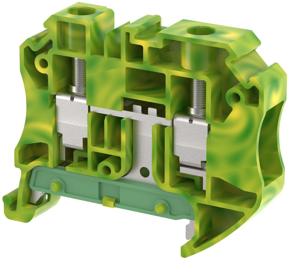 TGQ10 Terminal Blocks Screw Connection Ground Terminal Blocks Manufacturer and Supplier in India – Elmex 