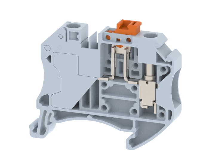 TQK6 Terminal Blocks Screw Connection Knife Disconnect Terminal Blocks Manufacturer and Supplier in India – Elmex 