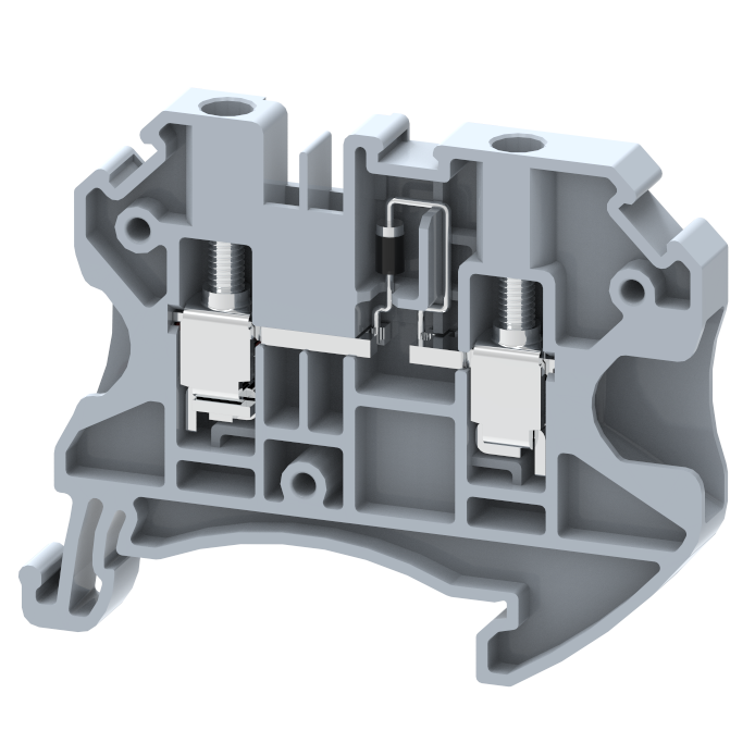 TQ4+D Terminal Blocks Screw Connection Diode Terminal Blocks Manufacturer and Supplier in India – Elmex 