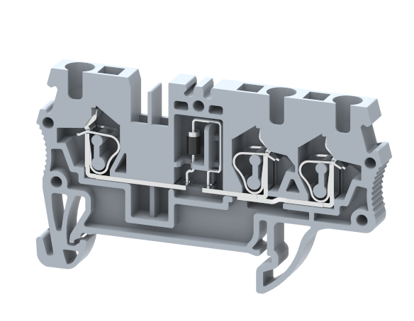 SQ2.5-1X2+D1 Terminal Blocks Spring Cage Connection Manufacturer and Supplier in India – Elmex 
