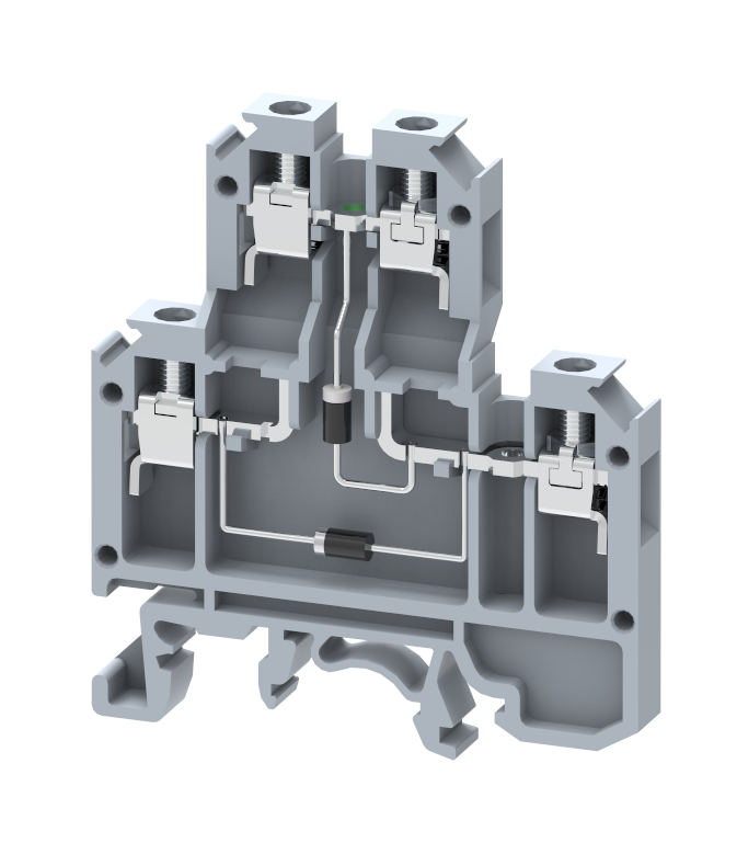 KUDD4D4 Terminal Blocks Screw Connection Manufacturer and Supplier in India – Elmex 