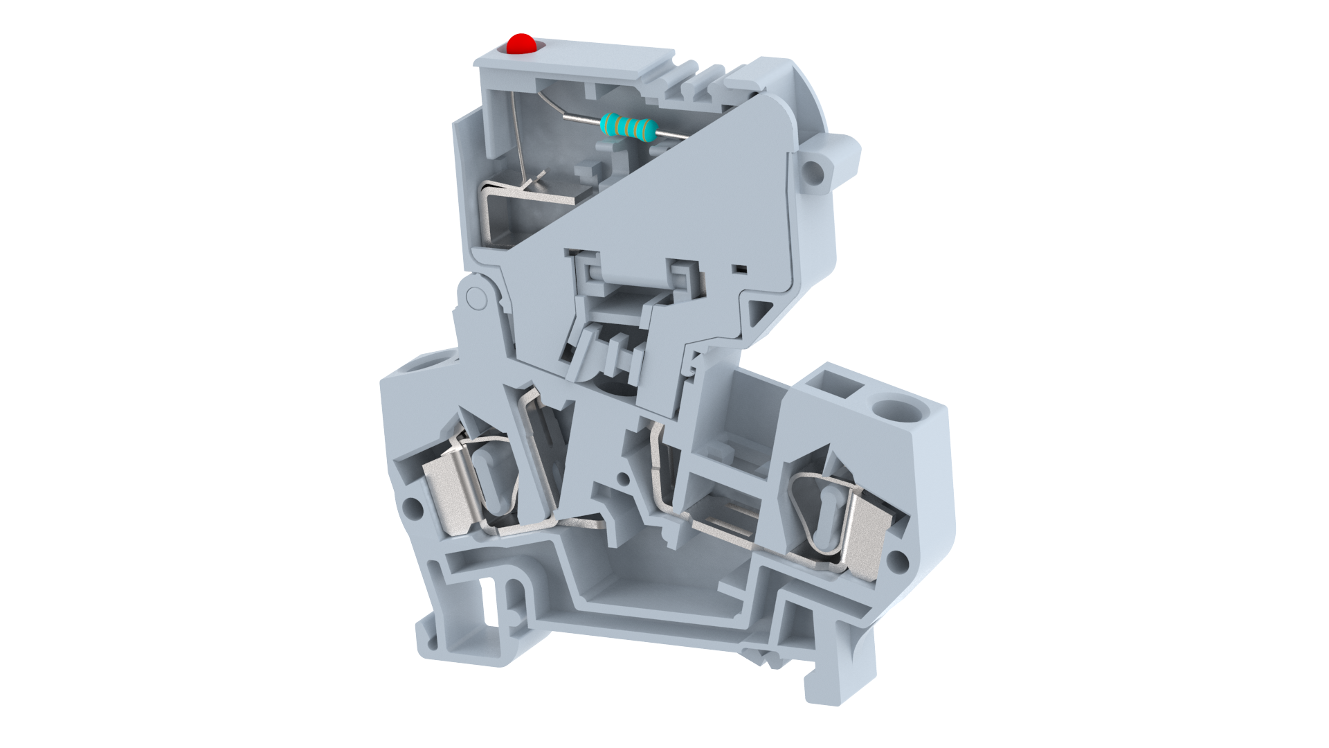 DCF4A2 Terminal Blocks Spring Cage Connection Manufacturer and Supplier in India – Elmex 