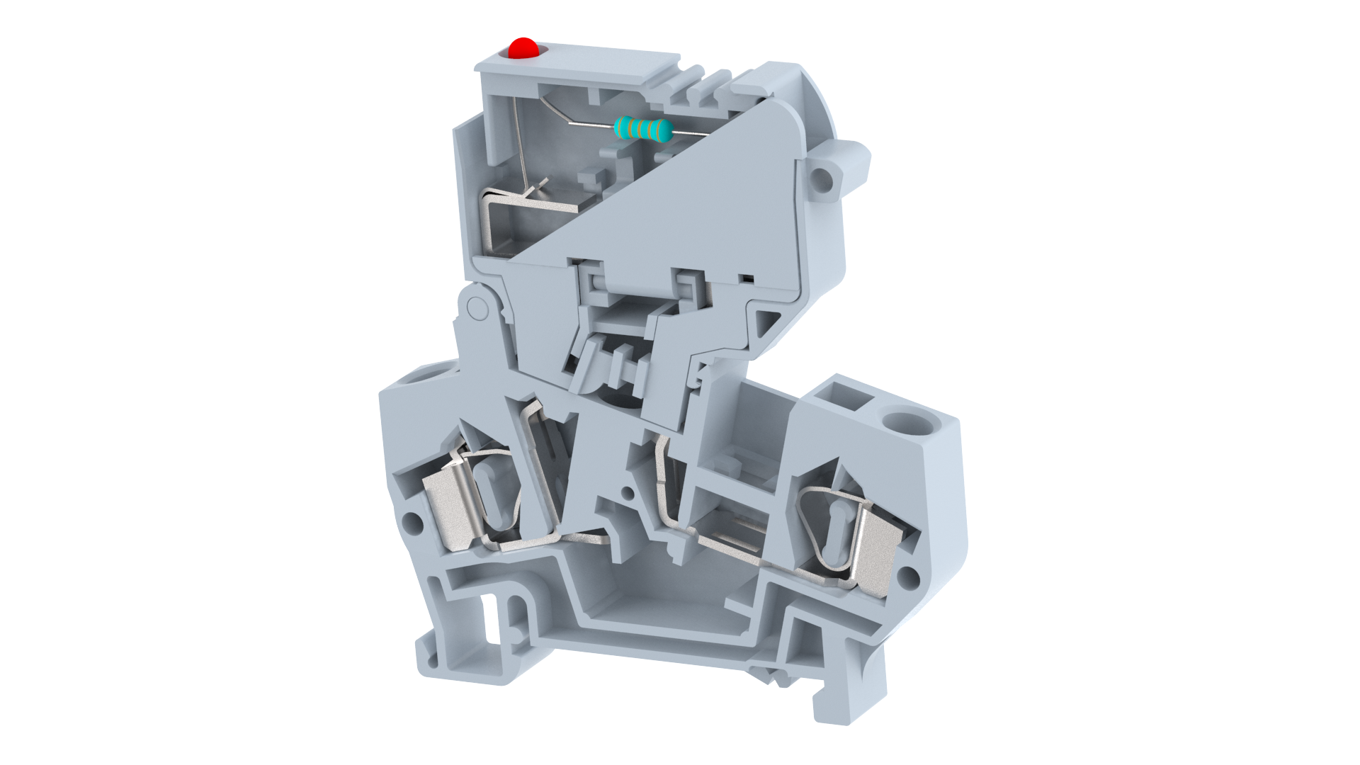 DCF4D1 Terminal Blocks Spring Cage Connection Manufacturer and Supplier in India – Elmex 