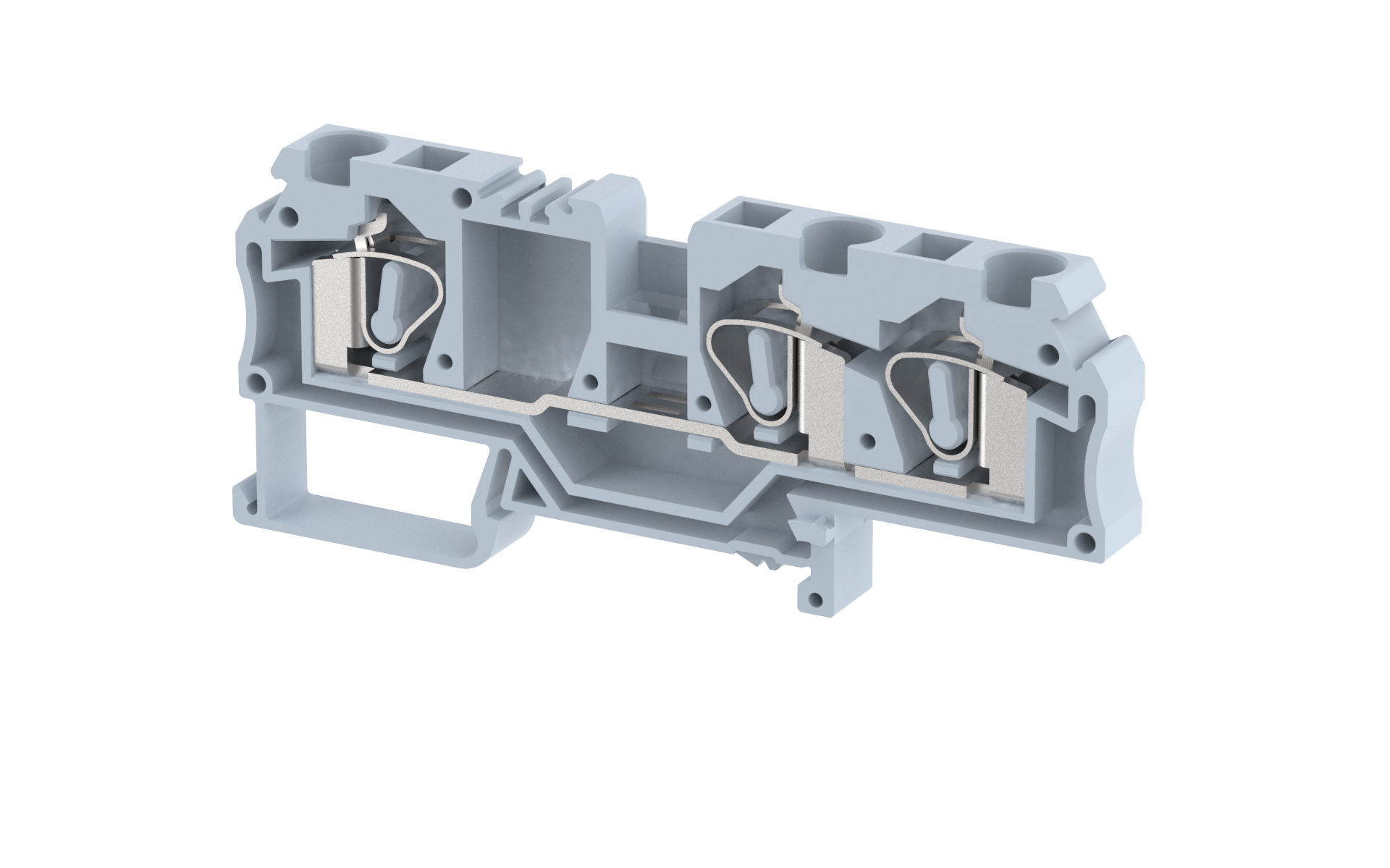 DST6-1X2 Terminal Blocks Spring Cage Connection Manufacturer and Supplier in India – Elmex 