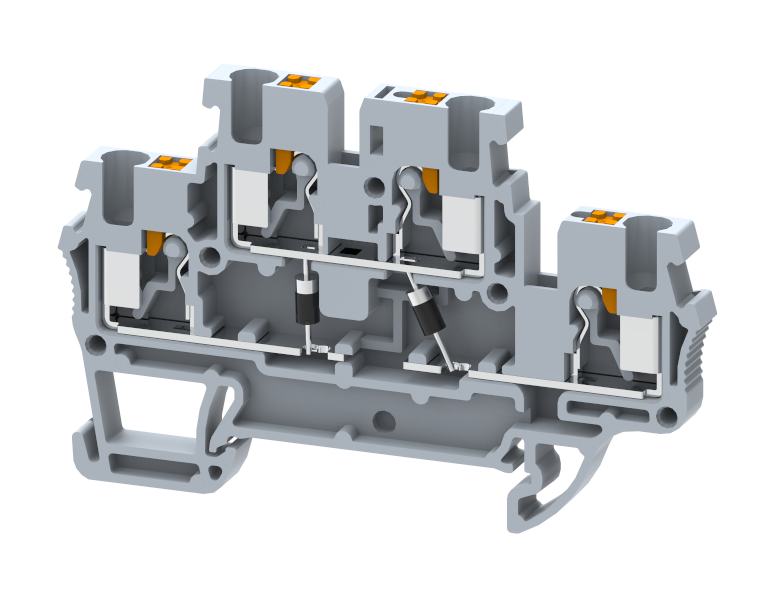 PQ2.5-2T-D1 Terminal Blocks Push In Connection Manufacturer and Supplier in India – Elmex 