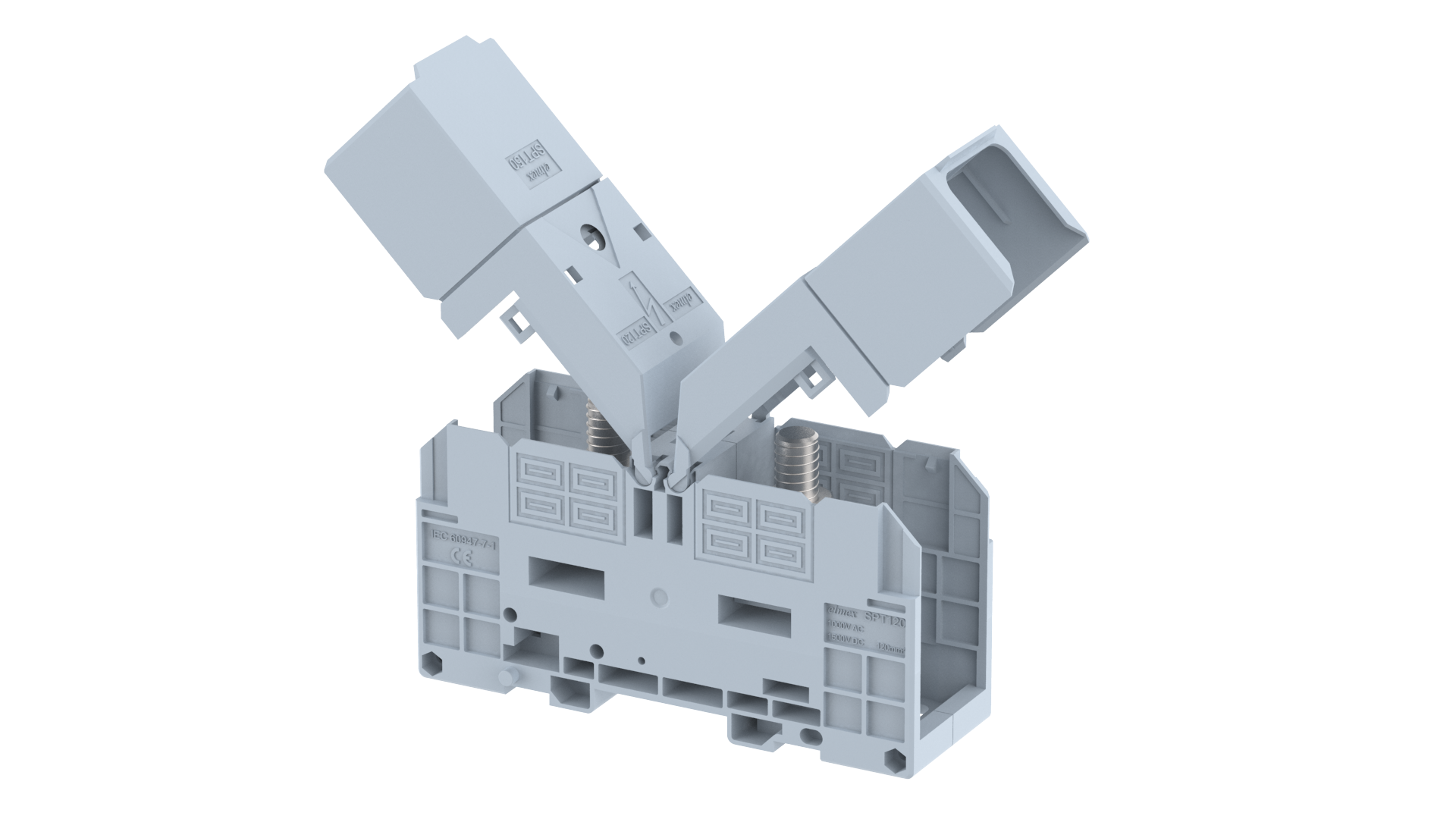 SPT120 Terminal Blocks Bolt Connection Manufacturer and Supplier in India – Elmex 