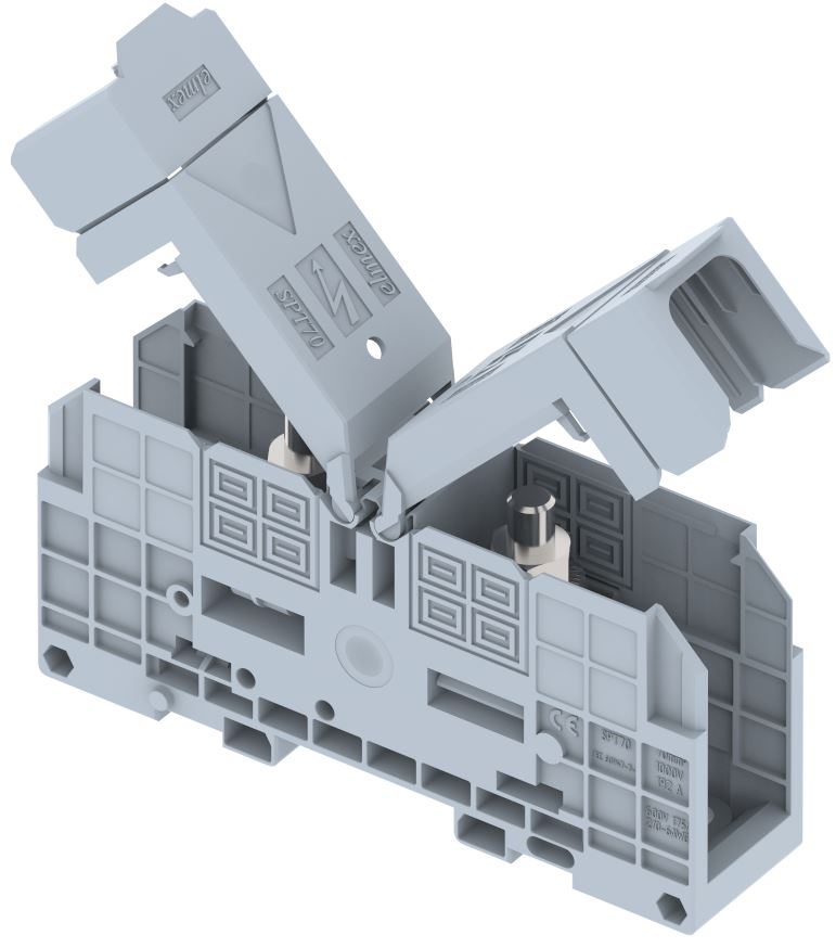 SPT70XL Terminal Blocks Bolt Connection Manufacturer and Supplier in India – Elmex 