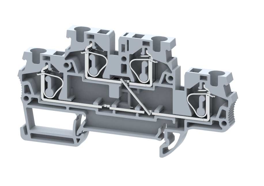 SQ4-2T+IS Terminal Blocks Spring Cage Connection Manufacturer and Supplier in India – Elmex 