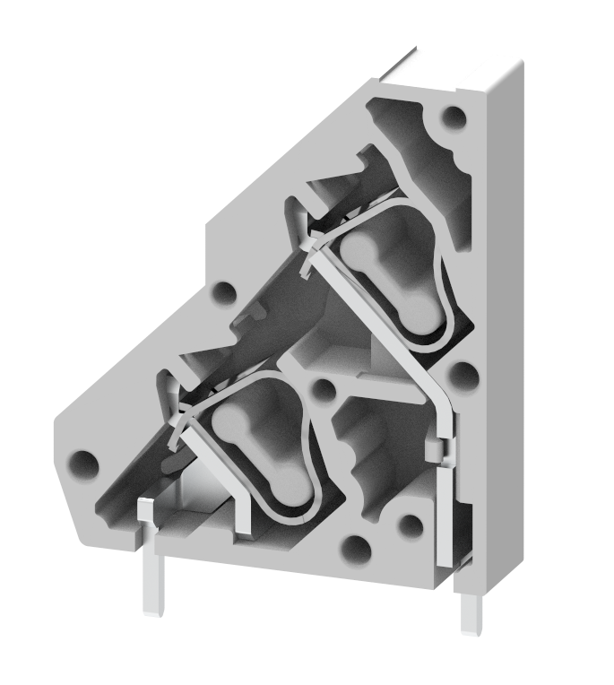 SQECDDWP Terminal Blocks Spring Cage Connection Manufacturer and Supplier in India – Elmex 